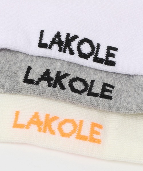 LAKOLE(ラコレ)の「TCボーダーショートソックス / 259907(ソックス/靴下・メンズ・アイボリー/ホワイト/ブラック/レモンイエロー/ライトグリーン/グレー・FREE)」の8枚目の写真