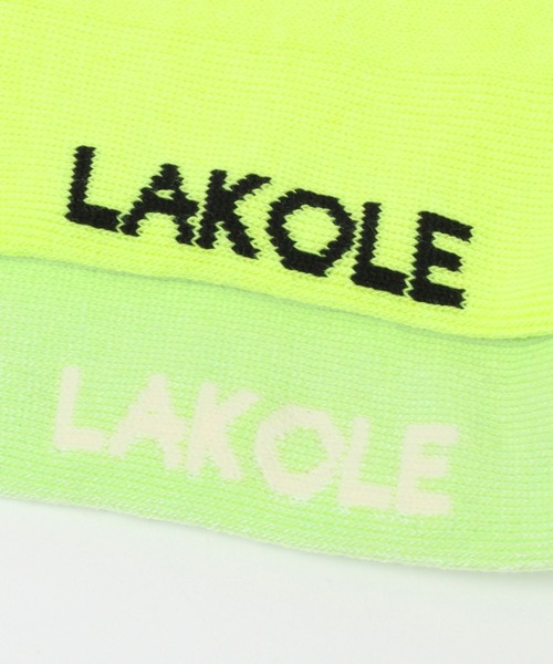 LAKOLE(ラコレ)の「TCボーダーショートソックス / 259907(ソックス/靴下・メンズ・アイボリー/ホワイト/ブラック/レモンイエロー/ライトグリーン/グレー・FREE)」の9枚目の写真