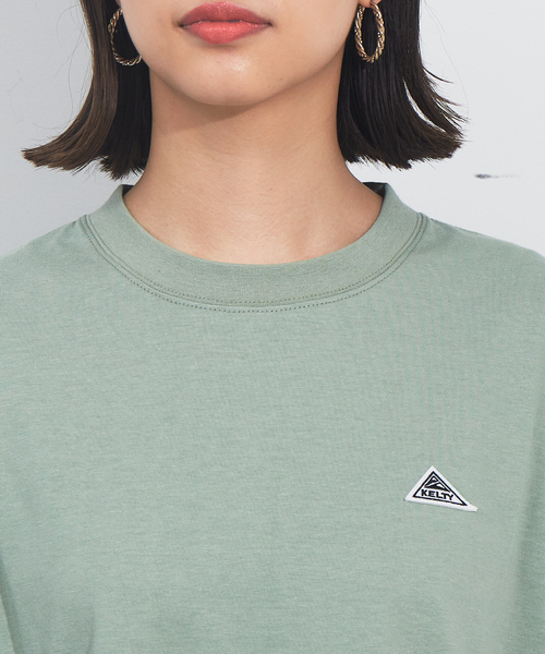 KELTY(ケルティ)の「KELTY別注ワンポイントTシャツ(Tシャツ/カットソー・レディース・ホワイト/ブラック/ベージュ/グリーン・S/M)」の10枚目の写真