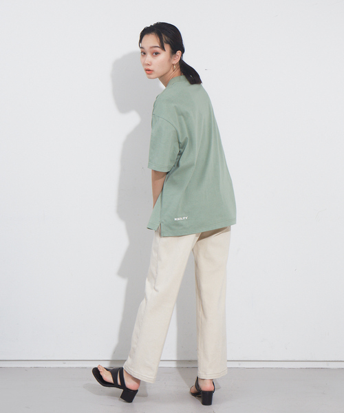 KELTY(ケルティ)の「KELTY別注ワンポイントTシャツ(Tシャツ/カットソー・レディース・ホワイト/ブラック/ベージュ/グリーン・S/M)」の17枚目の写真