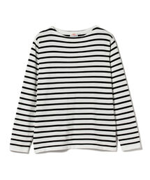 BEAMS F | AIME TRICOT by MAUCHAUFFEE × BEAMS F / 別注 コットン ボーダー ボートネック ニット(ニット/セーター)