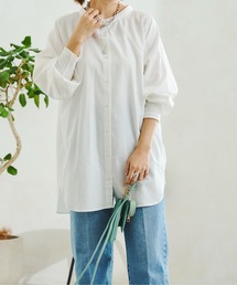 DouDou | 袖異素材切替シャツ(シャツ/ブラウス)