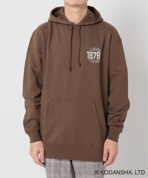 417 EDIFICE SELECT（フォーワンセブンエディフィスセレクト）の「【Hot-Dog PRESS / ホットドッグプレス】別注 19797 SWEATパーカー（パーカー・メンズ・チャコールグレー/ブラウン・LARGE/MEDIUM）」の7枚目の写真