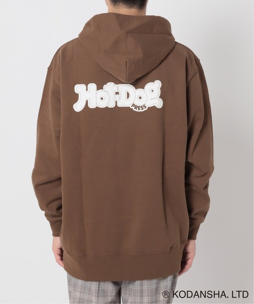 417 EDIFICE SELECT（フォーワンセブンエディフィスセレクト）の「【Hot-Dog PRESS / ホットドッグプレス】別注 19797 SWEATパーカー（パーカー・メンズ・チャコールグレー/ブラウン・LARGE/MEDIUM）」の13枚目の写真