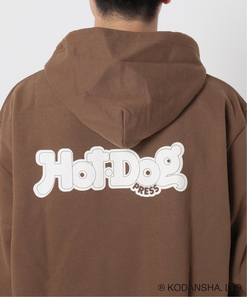 417 EDIFICE SELECT（フォーワンセブンエディフィスセレクト）の「【Hot-Dog PRESS / ホットドッグプレス】別注 19797 SWEATパーカー（パーカー・メンズ・チャコールグレー/ブラウン・LARGE/MEDIUM）」の11枚目の写真