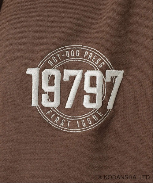 417 EDIFICE SELECT（フォーワンセブンエディフィスセレクト）の「【Hot-Dog PRESS / ホットドッグプレス】別注 19797 SWEATパーカー（パーカー・メンズ・チャコールグレー/ブラウン・LARGE/MEDIUM）」の14枚目の写真