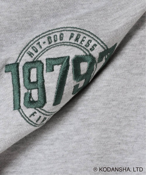 417 EDIFICE SELECT（フォーワンセブンエディフィスセレクト）の「【Hot-Dog PRESS / ホットドッグプレス】別注 19797 SWEATパーカー（パーカー・メンズ・チャコールグレー/ブラウン・LARGE/MEDIUM）」の6枚目の写真