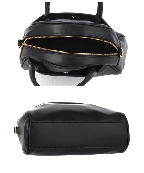 LATINA（ラティーナ）の「フェイクレザーテリーヌバッグ（ハンドバッグ・レディース・ブラック・FREE）」の6枚目の写真