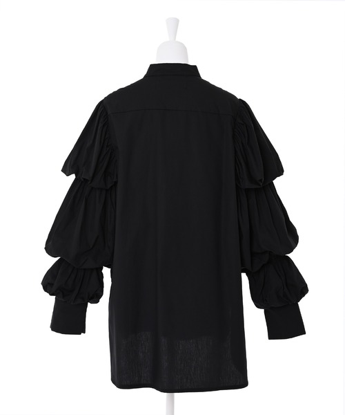 Narcissus（ナルシス）の「【Narcissus】ソデボリュームシャツ（シャツ/ブラウス・レディース・ブラック/ホワイト・FREE）」の13枚目の写真