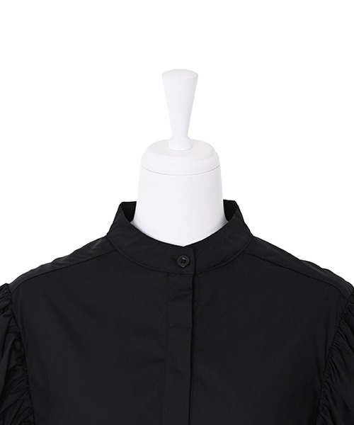 Narcissus（ナルシス）の「【Narcissus】ソデボリュームシャツ（シャツ/ブラウス・レディース・ブラック/ホワイト・FREE）」の14枚目の写真