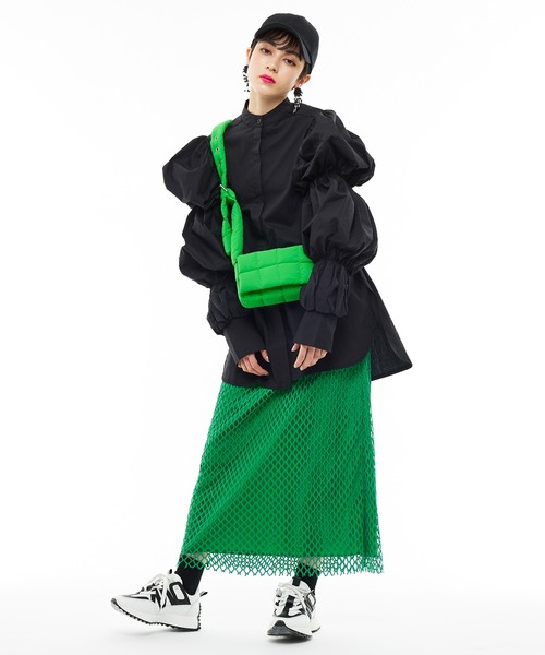 Narcissus（ナルシス）の「【Narcissus】ソデボリュームシャツ（シャツ/ブラウス・レディース・ブラック/ホワイト・FREE）」の22枚目の写真