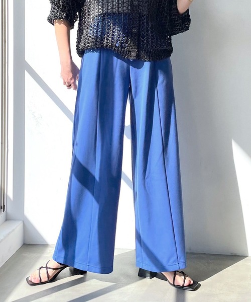 PAGEBOY(ページボーイ)の「ポンチワイドスラックス(スラックス・レディース・チャコールグレー/スカイブルー/ブラック/ホワイト系その他・FREE)」の4枚目の写真