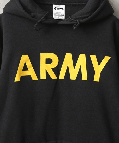 SOFFE(ソフィー)の「SOFFE ARMY プリント プルオーバー スウェットパーカー(パーカー・メンズ・ブラック・M/L/XL/S)」の18枚目の写真
