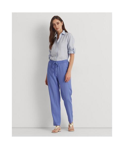 クロップド ダブルフェイスド ジョーゼット パンツ その他パンツ Lauren Ralph Lauren ローレン ラルフ ローレン のファッション通販 Zozotown