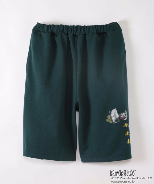 PEANUTS(ピーナッツ)の「【PEANUTS/ピーナッツ】 ショートパンツ(その他パンツ・メンズ・ダークグリーン/オフホワイト・MEDIUM/LARGE/X-LARGE/SMALL)」の5枚目の写真