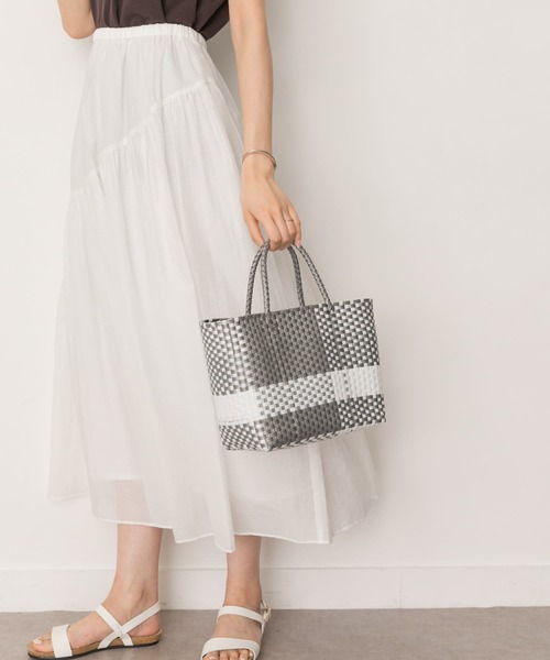 RODE SKO(ロデスコ)の「横長メルカドバッグ(トートバッグ・レディース・ブラック/シルバー・ONE)」の7枚目の写真