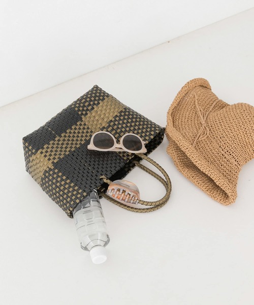 RODE SKO(ロデスコ)の「横長メルカドバッグ(トートバッグ・レディース・ブラック/シルバー・ONE)」の10枚目の写真