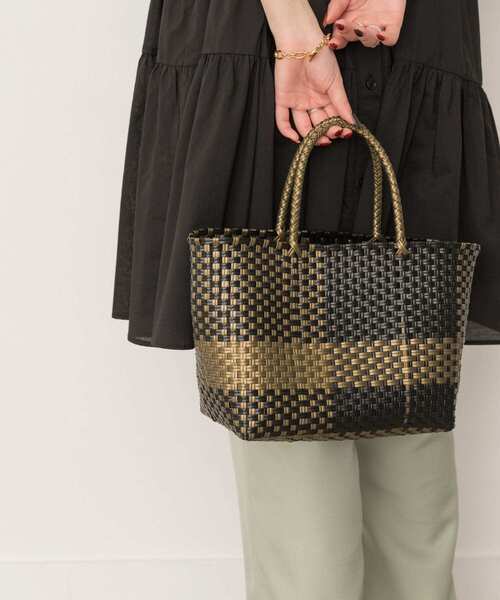 RODE SKO(ロデスコ)の「横長メルカドバッグ(トートバッグ・レディース・ブラック/シルバー・ONE)」の11枚目の写真