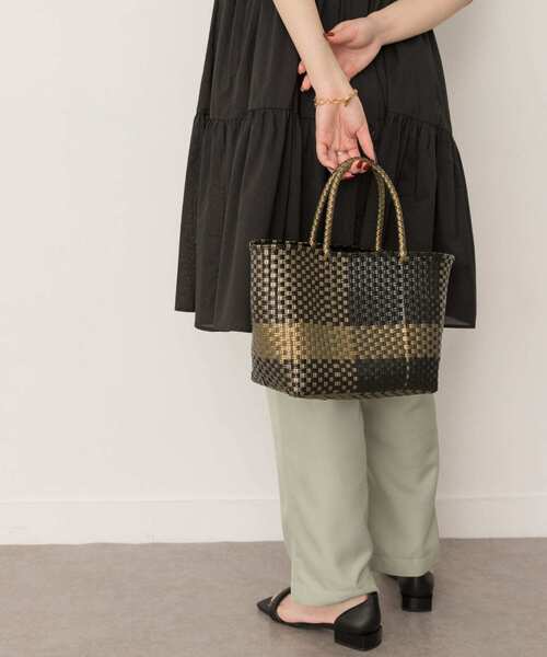 RODE SKO(ロデスコ)の「横長メルカドバッグ(トートバッグ・レディース・ブラック/シルバー・ONE)」の14枚目の写真