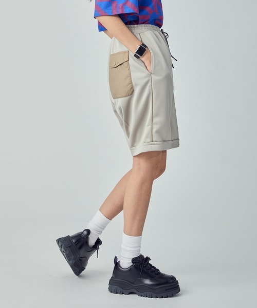 Not So Ape（ノットソーエイプ）の「Not so Apeショートパンツ（その他パンツ・メンズ・ベージュ/グレー・MEDIUM/LARGE）」の9枚目の写真