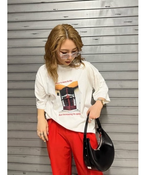 SLY(スライ)の「SQUARE FRAME EYEWEAR スクエア フレーム アイウェア(サングラス・レディース・クリア/ブラック・FREE)」の21枚目の写真