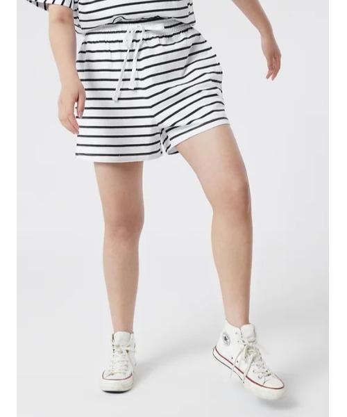 GAP(ギャップ)の「ウォッシュド ロー ジャージー ショートパンツ(その他パンツ・レディース・ネイビー/グレー/ベージュ/イエロー・XS/S/XXS/M/L)」の4枚目の写真