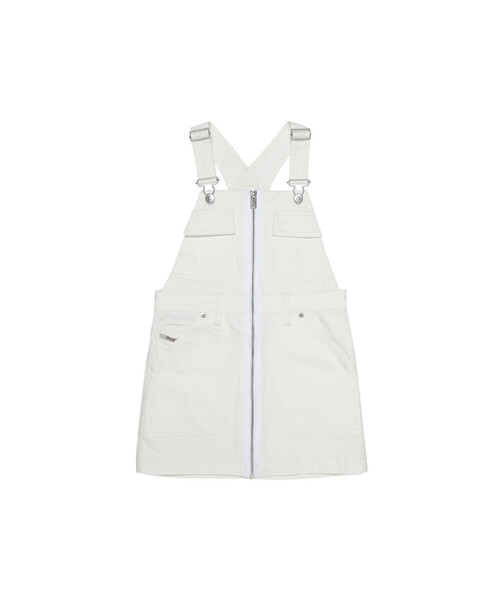セール Diesel Kid ワンピース ジュニア Kid ホワイトデニム ワンピース Diesel ディーゼル のファッション ジャンパースカート ジャンパースカート ワンピース 特典付き予約の