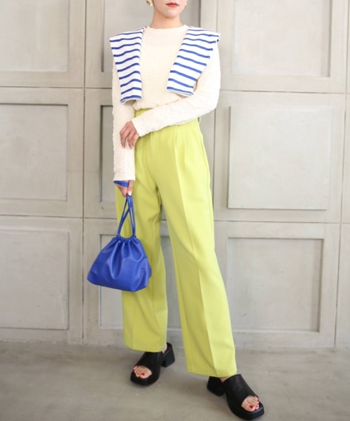 *NewArrival*フェイクレザー巾着バッグ
