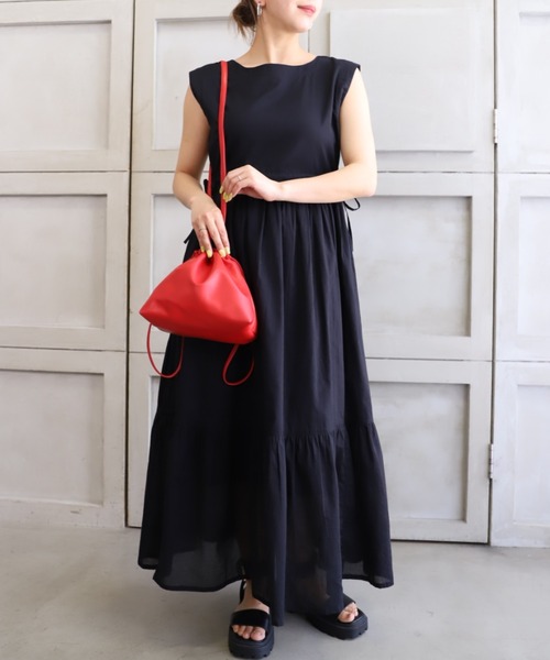 *NewArrival*フェイクレザー巾着バッグ