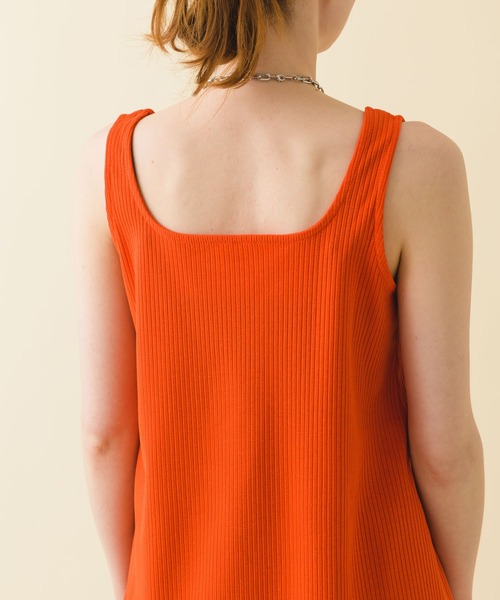 ROSIEE（ロージー）の「ROSIEE 裾ラウンドタンク（タンクトップ・レディース・ホワイト/ブラック/オレンジ・FREE）」の14枚目の写真