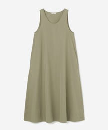 GYMPHLEX | Gymphlex | ポリエステルタフタ ノースリーブフレアワンピース WOMEN(ワンピース)