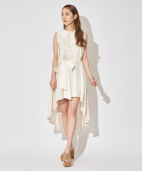 SPIRALGIRL（スパイラルガール）の「イレヘムロングシャツ（シャツ/ブラウス・レディース・グレー系/ベージュ系・FREE）」の10枚目の写真