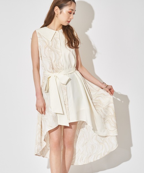 SPIRALGIRL（スパイラルガール）の「イレヘムロングシャツ（シャツ/ブラウス・レディース・グレー系/ベージュ系・FREE）」の11枚目の写真