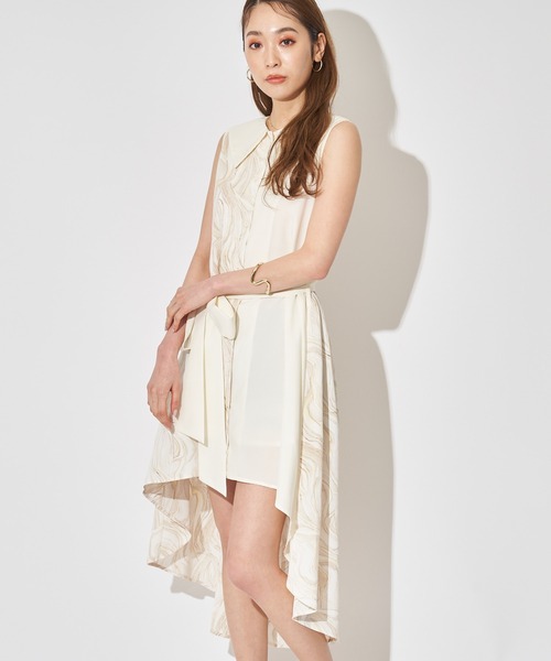 SPIRALGIRL（スパイラルガール）の「イレヘムロングシャツ（シャツ/ブラウス・レディース・グレー系/ベージュ系・FREE）」の12枚目の写真