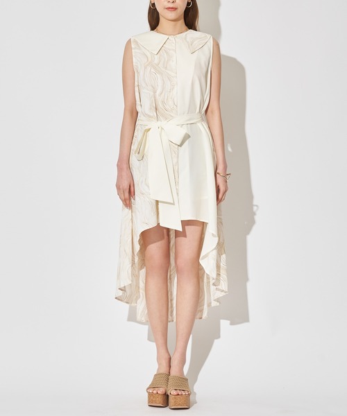 SPIRALGIRL（スパイラルガール）の「イレヘムロングシャツ（シャツ/ブラウス・レディース・グレー系/ベージュ系・FREE）」の13枚目の写真