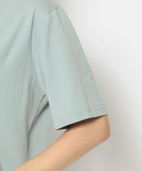 EACH.(イーチ)の「EACH(イーチ)HALF SLEEVE PRINT TEE/ハーフスリーブTシャツ(Tシャツ/カットソー・レディース・ホワイト/ブラック/ミント・FREE)」の10枚目の写真