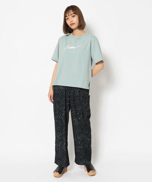 EACH.(イーチ)の「EACH(イーチ)HALF SLEEVE PRINT TEE/ハーフスリーブTシャツ(Tシャツ/カットソー・レディース・ホワイト/ブラック/ミント・FREE)」の14枚目の写真