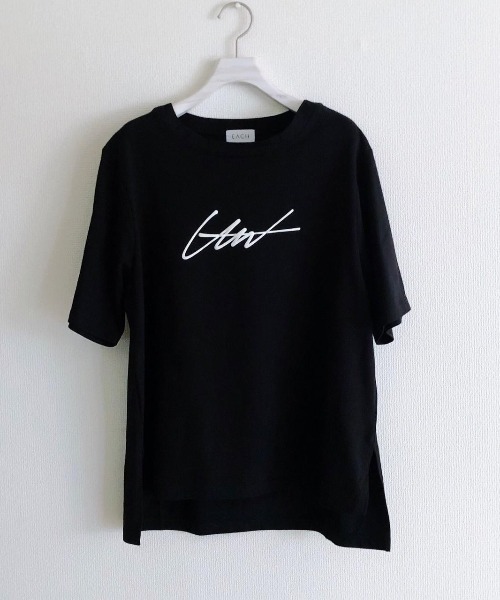 EACH.(イーチ)の「EACH(イーチ)HALF SLEEVE PRINT TEE/ハーフスリーブTシャツ(Tシャツ/カットソー・レディース・ホワイト/ブラック/ミント・FREE)」の19枚目の写真