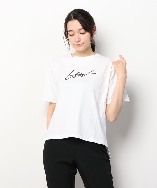 EACH.(イーチ)の「EACH(イーチ)HALF SLEEVE PRINT TEE/ハーフスリーブTシャツ(Tシャツ/カットソー・レディース・ホワイト/ブラック/ミント・FREE)」の17枚目の写真