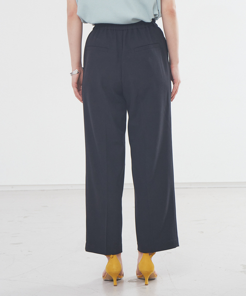 abahouse mavie（アバハウスマヴィ）の「【感嘆パンツ】リネン混セミワイドパンツ（スラックス・レディース・ピンク/ブラック/ベージュ・38/40/36）」の12枚目の写真