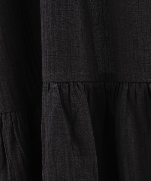 LAKOLE（ラコレ）の「クリンクルVティアードワンピース / 277584（ワンピース・レディース・ブラック/ブラウン/グリーン・SMALL/MEDIUM）」の18枚目の写真