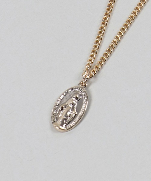 SPINNS（スピンズ）の「コインモチーフデザイン ステンレスチェーンネックレス（ネックレス・メンズ・シルバー系1/シルバー系2/シルバー系3/シルバー系4/シルバー系5/ゴールド系1/ゴールド系2/ゴールド系3/ゴールド系4/ゴールド系5・ONESIZE）」の10枚目の写真