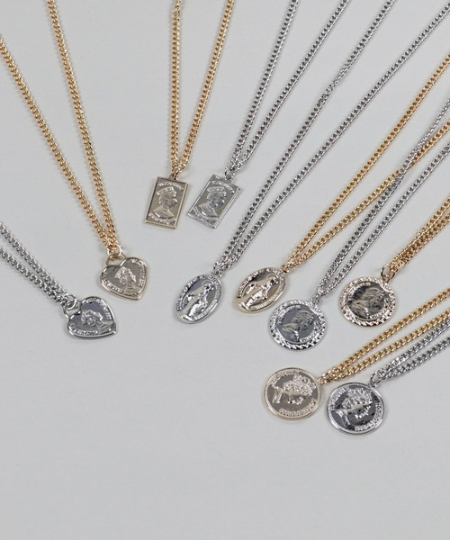 SPINNS（スピンズ）の「コインモチーフデザイン ステンレスチェーンネックレス（ネックレス・メンズ・シルバー系1/シルバー系2/シルバー系3/シルバー系4/シルバー系5/ゴールド系1/ゴールド系2/ゴールド系3/ゴールド系4/ゴールド系5・ONESIZE）」の22枚目の写真