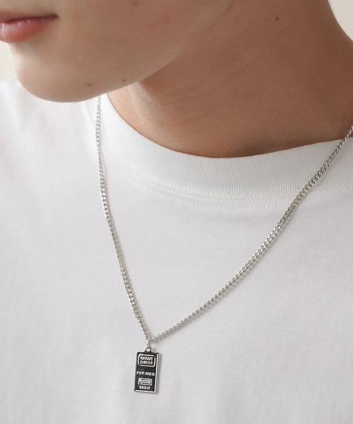 SPINNS（スピンズ）の「コインモチーフデザイン ステンレスチェーンネックレス（ネックレス・メンズ・シルバー系1/シルバー系2/シルバー系3/シルバー系4/シルバー系5/ゴールド系1/ゴールド系2/ゴールド系3/ゴールド系4/ゴールド系5・ONESIZE）」の12枚目の写真