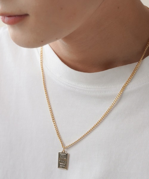 SPINNS（スピンズ）の「コインモチーフデザイン ステンレスチェーンネックレス（ネックレス・メンズ・シルバー系1/シルバー系2/シルバー系3/シルバー系4/シルバー系5/ゴールド系1/ゴールド系2/ゴールド系3/ゴールド系4/ゴールド系5・ONESIZE）」の21枚目の写真