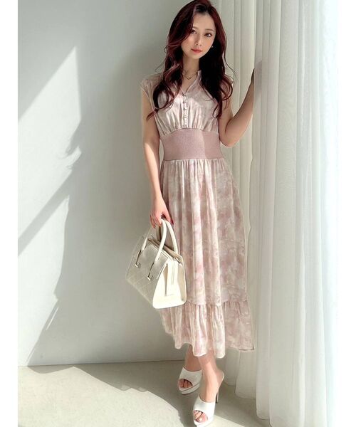 RESEXXY（リゼクシー）の「ウエストリブドレスワンピース（ワンピース・レディース・ブラック/ベージュ/ピンク/オレンジ・FREE）」の11枚目の写真