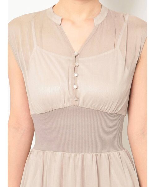 RESEXXY（リゼクシー）の「ウエストリブドレスワンピース（ワンピース・レディース・ブラック/ベージュ/ピンク/オレンジ・FREE）」の8枚目の写真