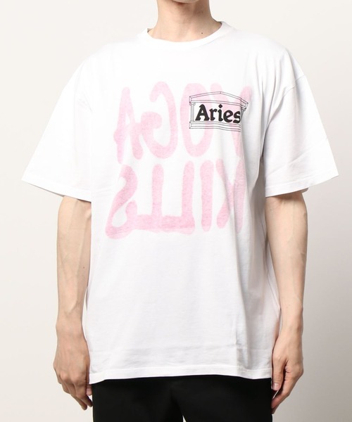 ARIES(アリーズ)の「Aries Yoga Kills SS Tee SSAR60006(Tシャツ/カットソー・レディース・ホワイト・SMALL/MEDIUM/LARGE)」の6枚目の写真