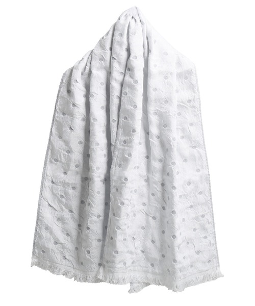 sankyo shokai(サンキョウショウカイ)の「接触冷感UVカットひんやりタオルマフラー(アウトドアグッズ・レディース・ネイビー/グレー/グレー系/ネイビー系・FREE)」の5枚目の写真