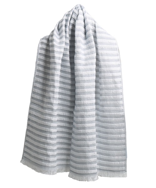 sankyo shokai(サンキョウショウカイ)の「接触冷感UVカットひんやりタオルマフラー(アウトドアグッズ・レディース・ネイビー/グレー/グレー系/ネイビー系・FREE)」の6枚目の写真